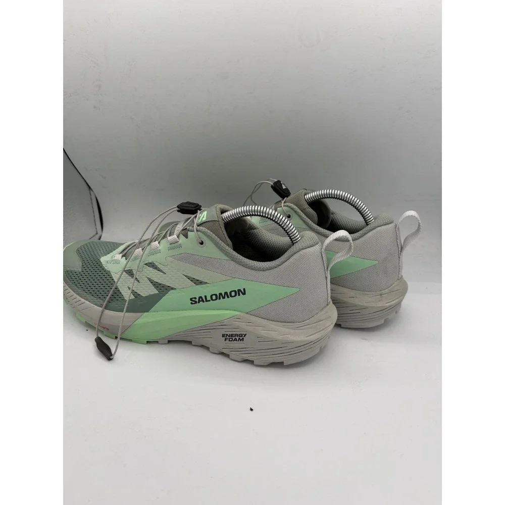 Salomon Sense Ride 5 Women's Trail Running Shoes Green Mint Size 9.5